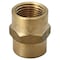 Homeplus+ ATC 3/4 in. FPT X 1/2 in. D FPT Yellow Brass Reducing Coupling 6JC120810701036 - alternate 1